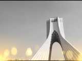 اجرای زنده نقاشی آبرنگ توسط علیرضا بردستانی در برج آزادی تهران 