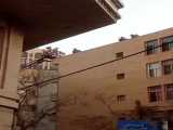 منفجر شدن تعمیرگاه در فاطمی تهران