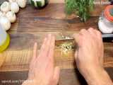 پاستا سیر و شوید با نواب، Garlic and dill pasta by navab