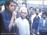 فیلمی دیده نشده ازبازدید خلخالی از معتادان دستگیر شده در اوایل انقلاب است.