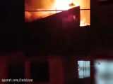 آتشسوزی جنگلهای گیلان به خانه های مسکونی مردم عادی رسید !!