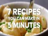 هفت دستورالعمل ساده برای پخت غذا
