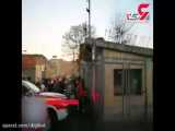 فیلم آتش سوزی بزرگ در شوش / تهران / آسمان پر از دود شد