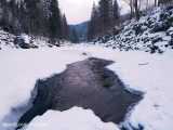 دو ساعت ویدیوی آرامش بخش عبور رود از برف و یخ | (ریلکسیشن در طبیعت 69)