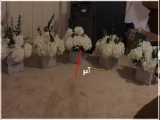 آموزش ساخت تاج گل | تشریفات عروسی | دیزاین سفره عقد ( ساخت گلدان بلینگ )