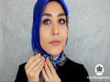 3 سبک الهام گرفته از حجاب ترکی - روسری ابریشمی مربعی | ملکه های مسلمان