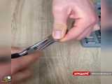 ترفند ساخت نگهدارنده گوشی با چنگال