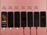 مقایسه سرعت شارژ گوشی های میان رده شیائومی ( Xiaomi charging test )