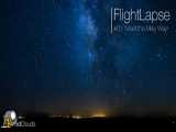 منظره حیرت انگیز کهکشان راه شیری از هواپیما_HD