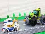ماشین بازی قسمت 50 - لگو ماشین روباتی پلیس - میکسر بتن - کامیون - ماشین ها