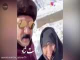 ویدیوی کمتر دیده شده ازخنده های مرحوم علی انصاریان و مادرش