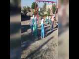 ساخت زمین ورزش و بازی در روستای قاسم‌آباد جیرفت