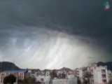 دیده شدن ابر های عجیب و ترسناک در خوزستان شهرستان ایذه!