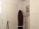 چالش موی بلند قسمت 324 - موهای بلند و زیبای این خانم - چالش Long Hair
