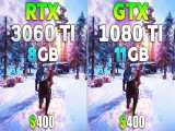 مقایسه کارت گرافیک RTX 3060 Ti با GTX 1080 Ti 