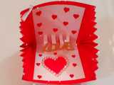 کاردستی با کاغذ - آموزش ساخت کارت پستال - هدیه روز پدر - تبریک عاشقانه روز مرد
