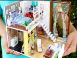 ساخت خانه عروسکی مینیاتوری به همراه ۵ اتاق