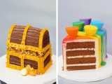 آموزش تزیین کیک:: تزیین کیک و دسر:: کیک شکلاتی:: کیک آرایی