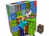 کتی و مکس - بازی با بلوک های خانه سازی