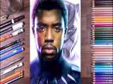 نقاشی فوق العاده زیبا ازChadwick Boseman as Black Panther