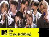 کاور اهنگ & 039;Fix You& 039; از Coldplay توسط BTS در مراسم MTV Unplugged 2021 ؛ 1080p