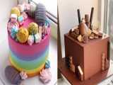 آموزش تزیین کیک:: ایده‌های جذاب و خوشمزه تزیین کیک:: تزیین کیک شکلاتی