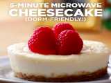 5-Minute Microwave Cheesecake