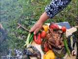 برنامه زندگی روستایی - آشپزی در طبیعت - کباب مرغ