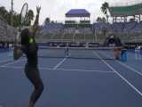 آموزش تنیس با سرنا ویلیامز | (دود پرفکت 124)