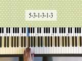 آموزش پیانو:۳ تمرین عالی آرپژ برای تقویت و سرعت انگشت - جلسه هفدهم 