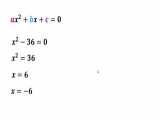 محاسبات سریع قسمت ششم حل معادله درجه 2 حالت خاص 4 