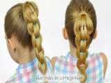 شنیون کودک - آموزش بافت موی زبای دخترانه برای عید نوروز