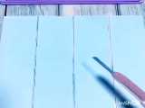 صاخت جا مدادی با کاغذ رنگی و نی!