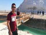 حسین قالیباف در آبشار نمکی