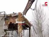 فیلم لحظه تخریب ویلاهای لواسان در پرونده طبری
