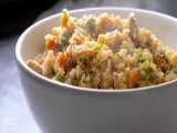 طرز تهیه و دستور پخت برنج گل کلم با مرغ - غذاپز