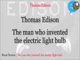 آموزش زبان انگلیسی با داستان(سطح 2) Thomas Edison