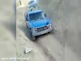 گذرگاه ماشین های شوتی بار نیسان آبی بلوچ در سیستان