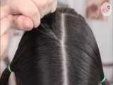 آموزش مدل مو دخترانه قلبی با موهای جلوی سر- مومیس مرجع و مشاور مو 