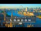 London  England  - by drone [4K]