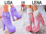 انتخاب شما کدومه *_* سلیقه لیسا یا لنا؟