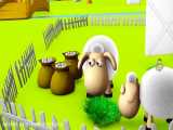 انیمیشن آموزشی و ترانه کودکانه انگلیسی  بع بع گوسفند سیاه  برای کودکان