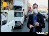 جولان کامیون های حمل بار غیرمجاز در شهر