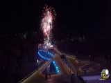 نورافشانی زیبای پل طبیعت در اولین شب از سال ۱۴۰۰