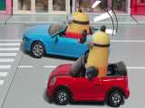 ماشین بازی کودکانه جدید : مسابقه ماشین سواری مینیون ها در خیابان