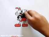 آموزش نقاشی `` Cuphead`` از بازی Cuphead `` آموزش ساده نقاش