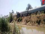 فیلم تصادف شدید 2 قطار در مصر / 32 نفر کشته شدند