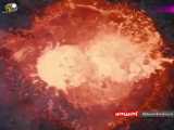 ویدئویی حیرت انگیز از بالای دهانه ی آتشفشان