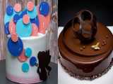 آموزش تزیین کیک:: تزیین کیک و دسر:: تزیین کیک شکلاتی