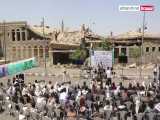 مؤتمر صحفي في محافظة حجة لاستعراض جرائم العدوان